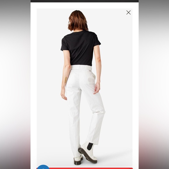 Dickies Women's Original 874® Work Pants in White - Picture 6 of 10